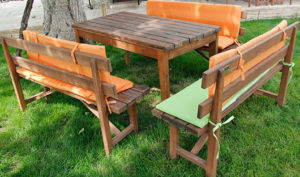 İzmir piknik masaları ahşap